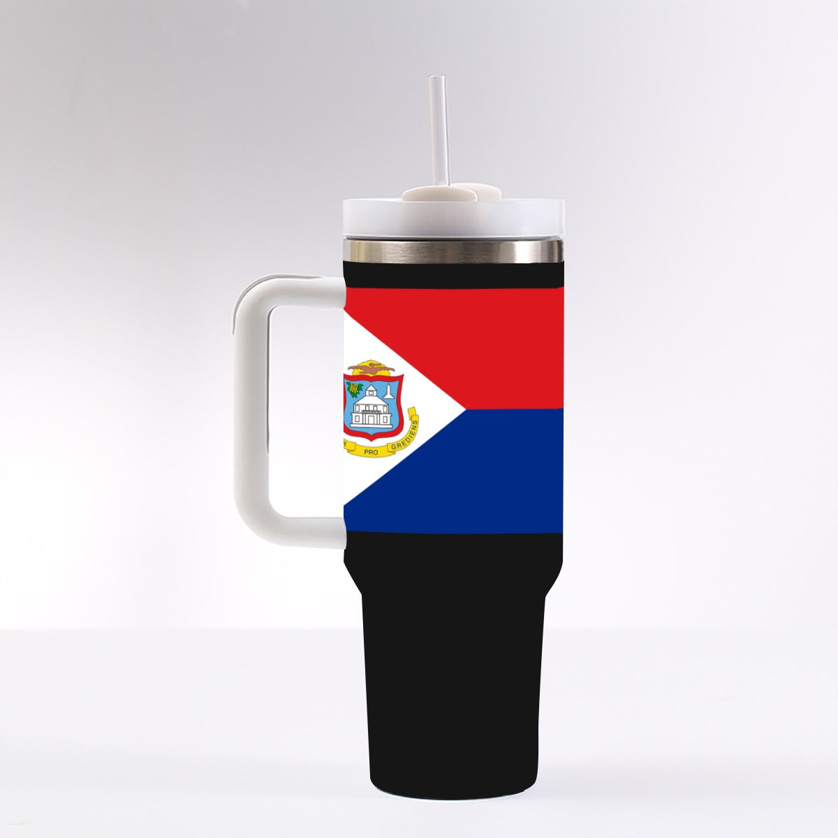 Sint Maarten 40 oz Tumbler With Handle