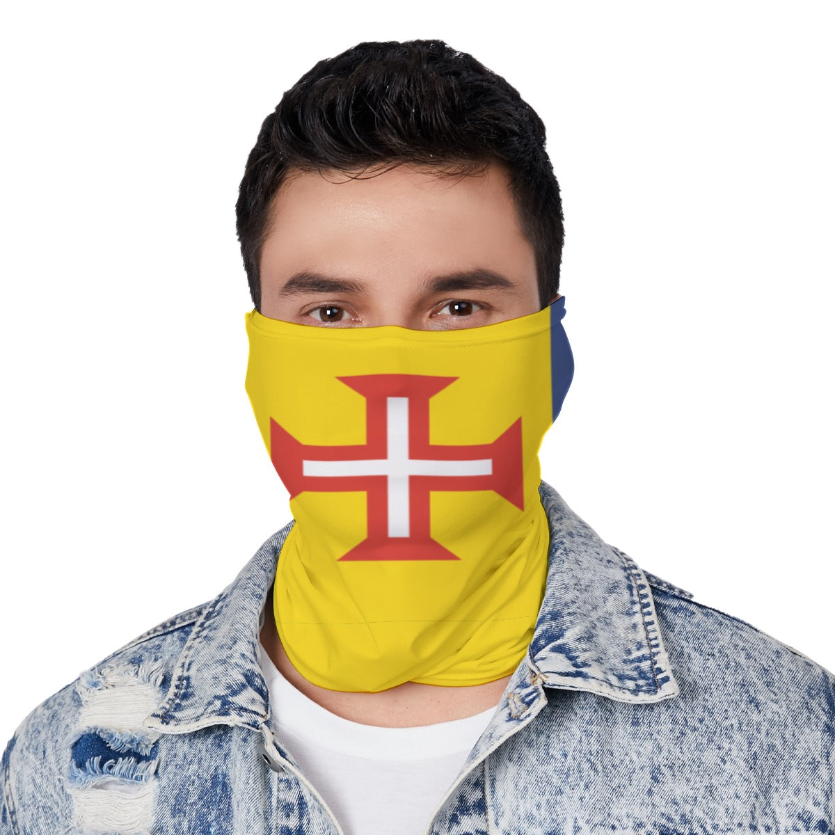 Madeira Flag Neck GaiterFlag Neck Gaiter – African Multi-Use Face Cover, Head Wrap & Bandana