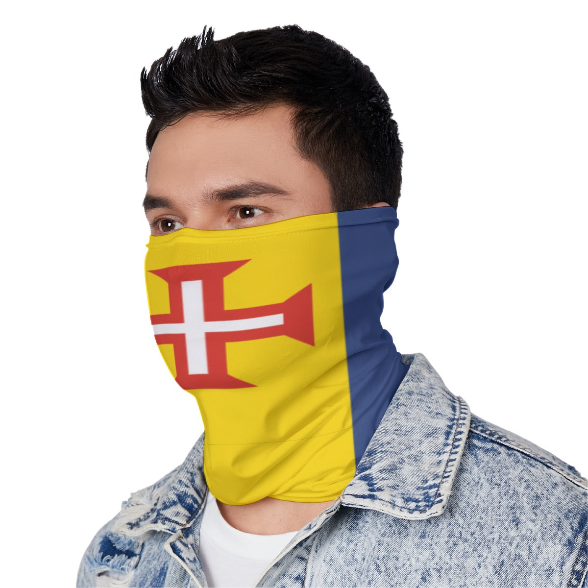 Madeira Flag Neck GaiterFlag Neck Gaiter – African Multi-Use Face Cover, Head Wrap & Bandana