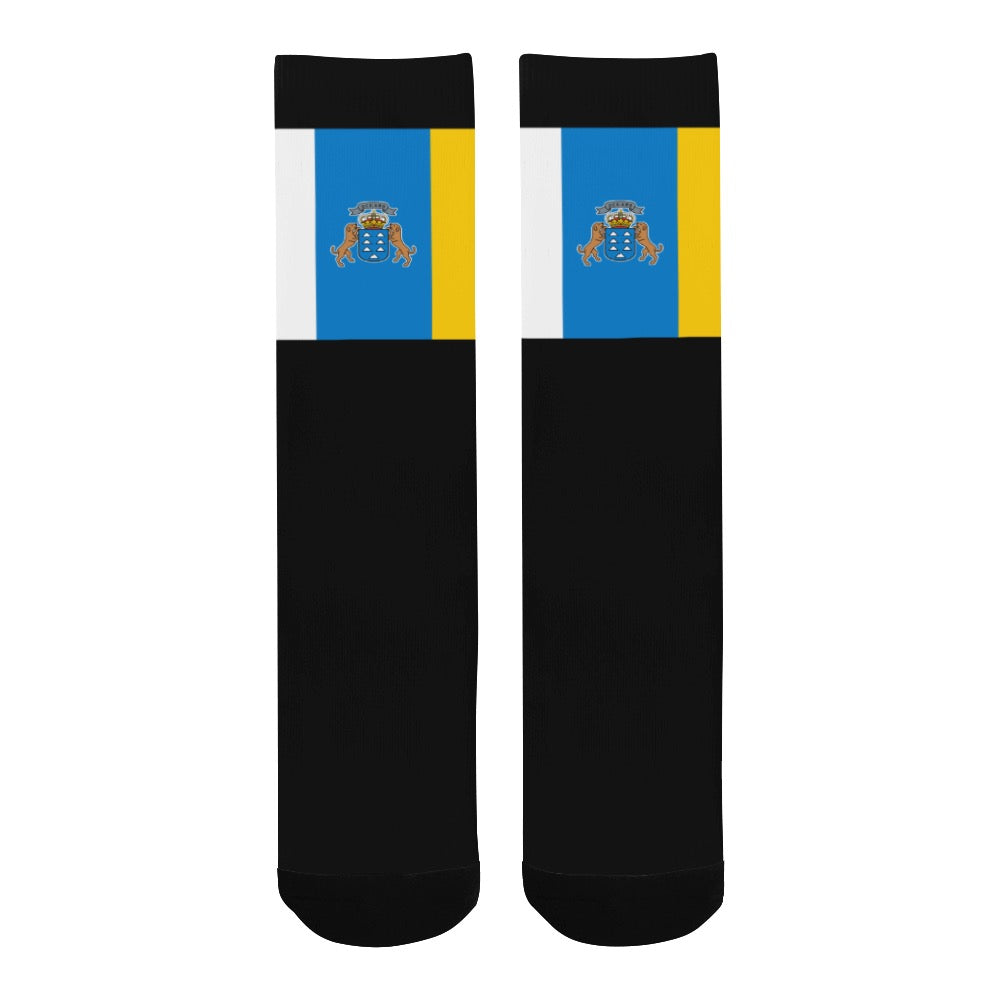 Canary Islands Calf High Socks