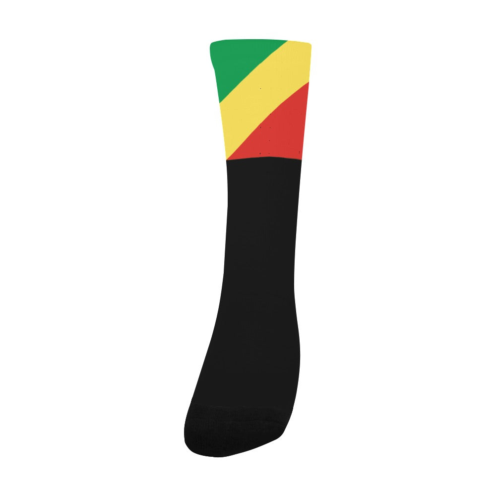 Republic of the Congo Calf High Socks