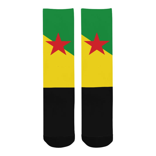 French Guiana Calf High Socks