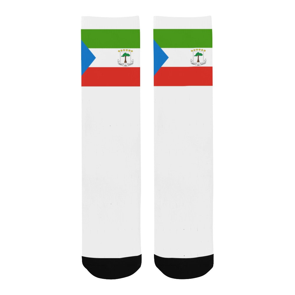 Equatorial Guinea Calf High Socks