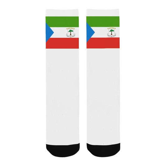 Equatorial Guinea Calf High Socks