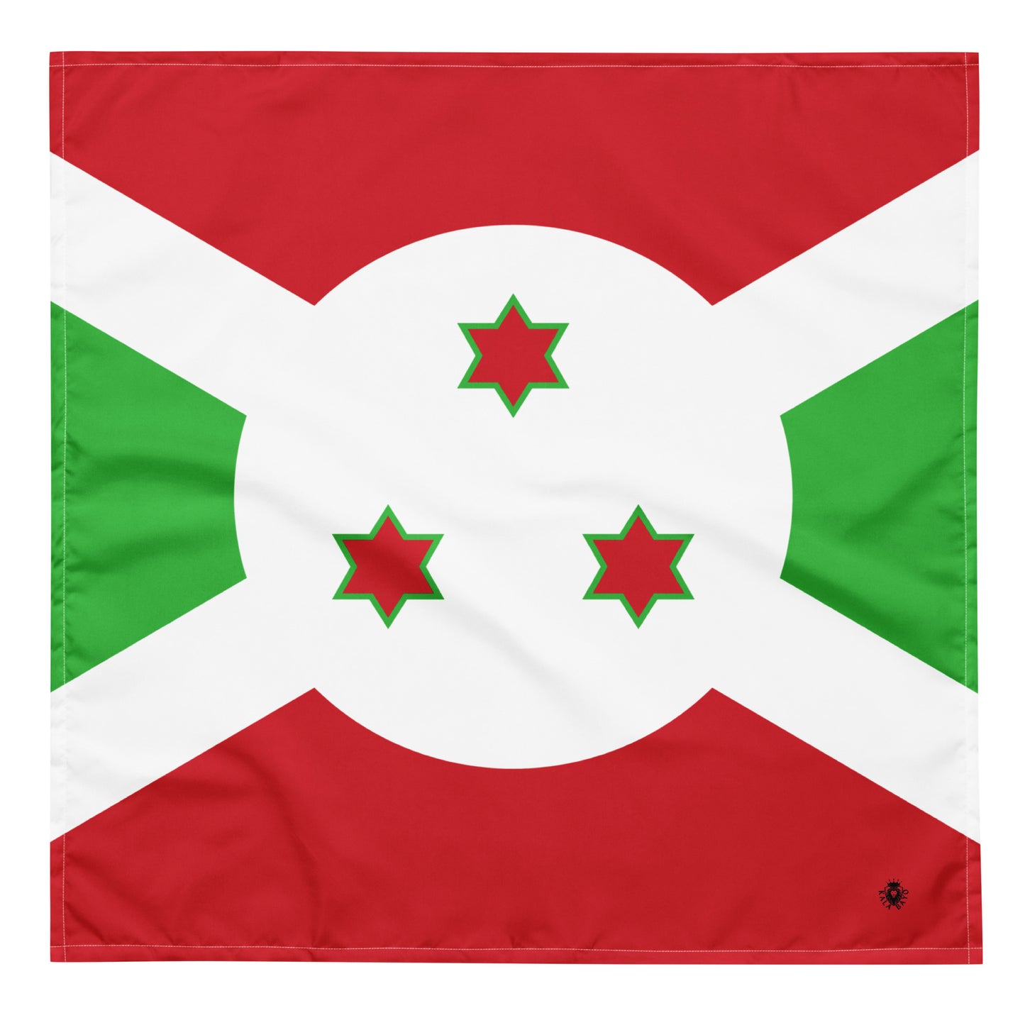 Burundi Flag Bandana – African Festival, Carnival & Cultural Wear