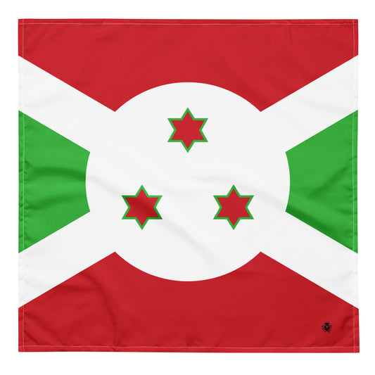 Burundi Flag Bandana – African Festival, Carnival & Cultural Wear