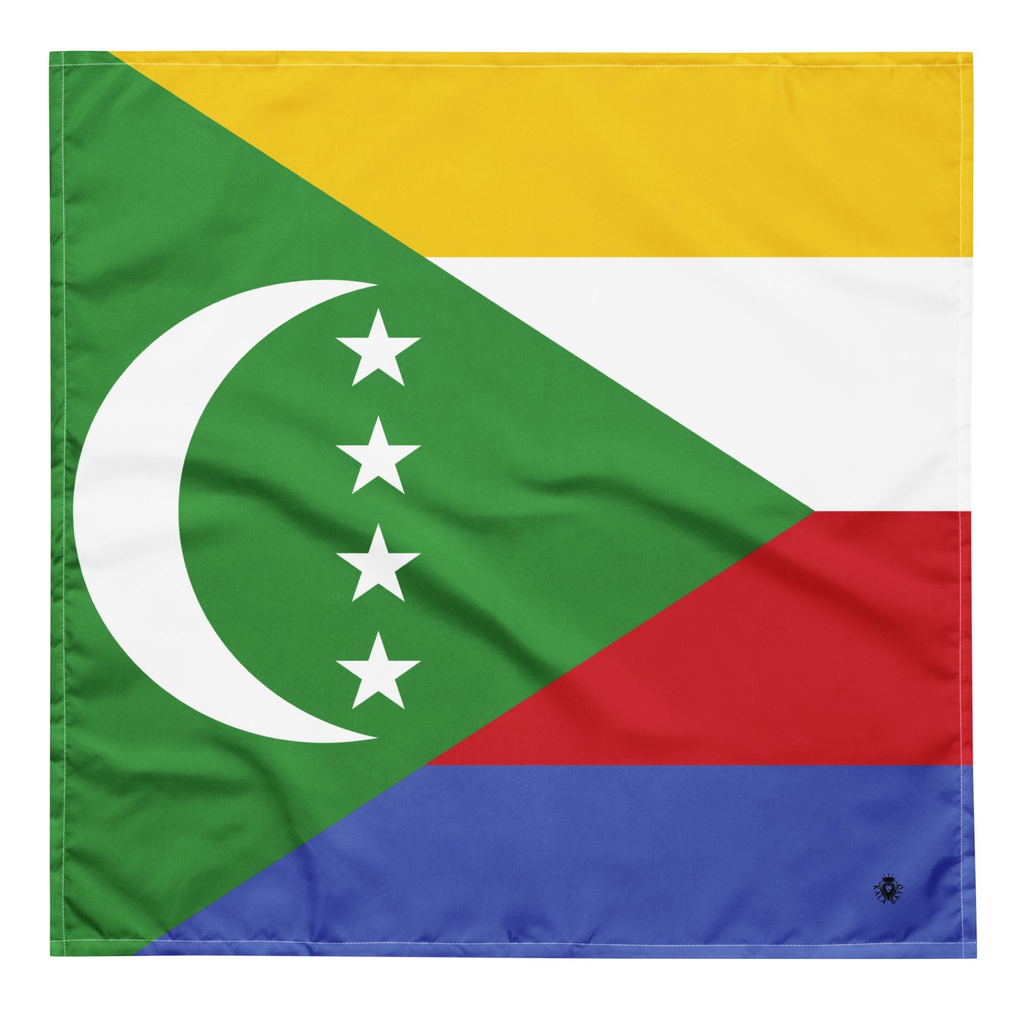 Comoros Flag Bandana – African Festival, Carnival & Cultural Wear