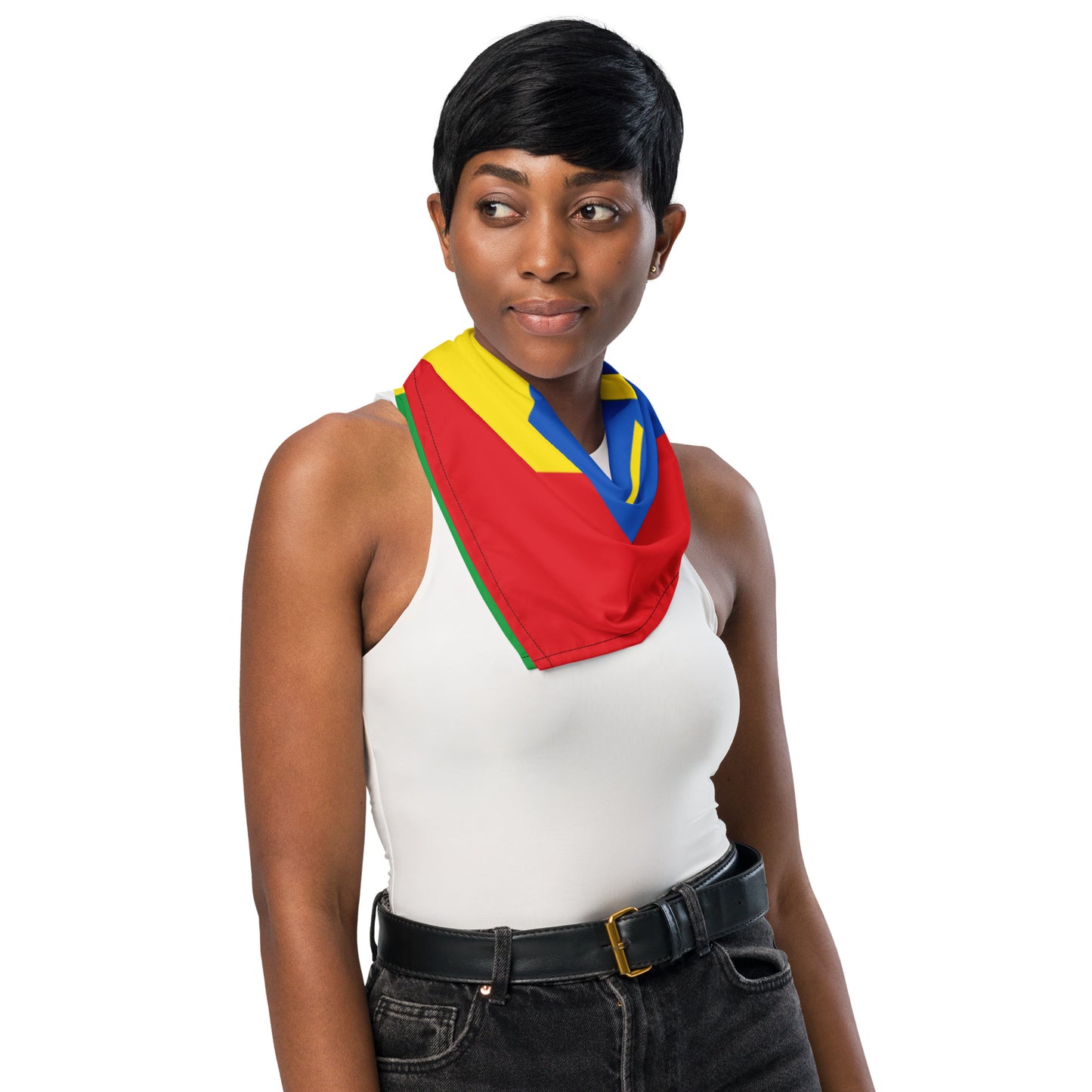 Ethiopia Flag Bandana – African Festival, Carnival & Cultural Wear