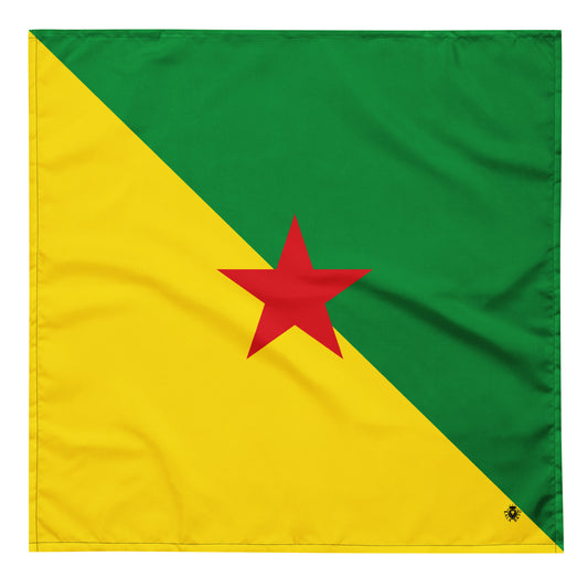 French Guiana Flag Bandana – Caribbean Festival, Carnival & Cultural Wear