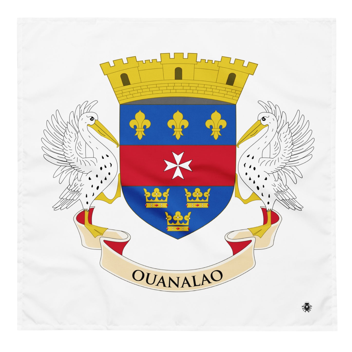 Saint Barthélemy Flag Bandana – Caribbean Festival, Carnival & Cultural Wear
