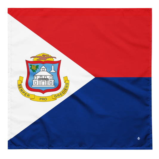Sint Maarten Flag Bandana – Caribbean Festival, Carnival & Cultural Wear