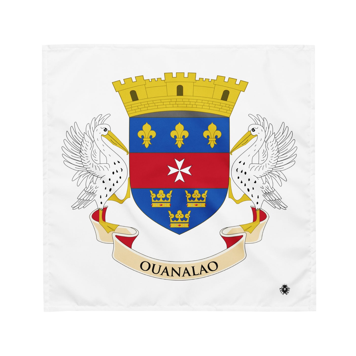 Saint Barthélemy Flag Bandana – Caribbean Festival, Carnival & Cultural Wear