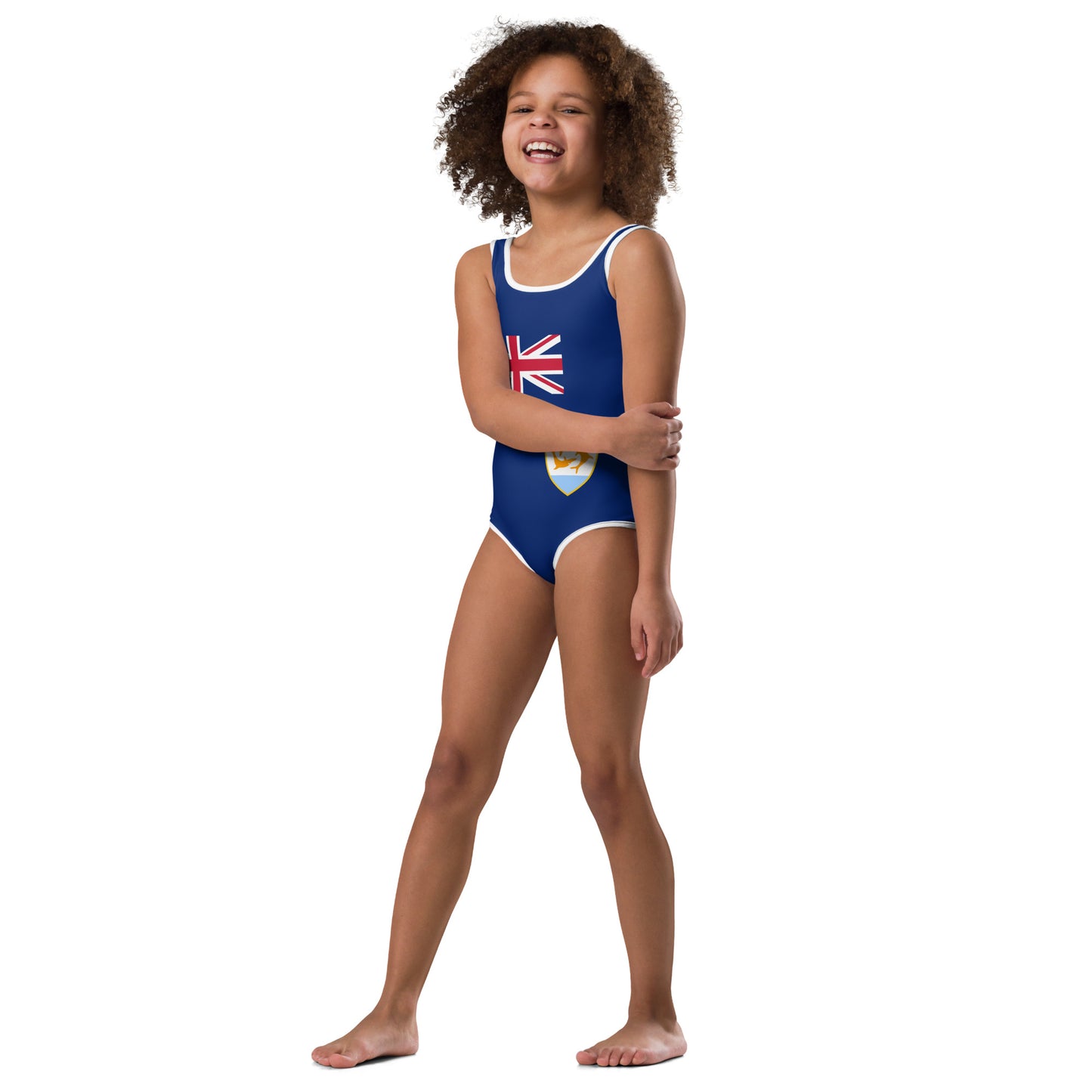 Anguilla One-Piece Swimsuit Girls | Kala Bayo