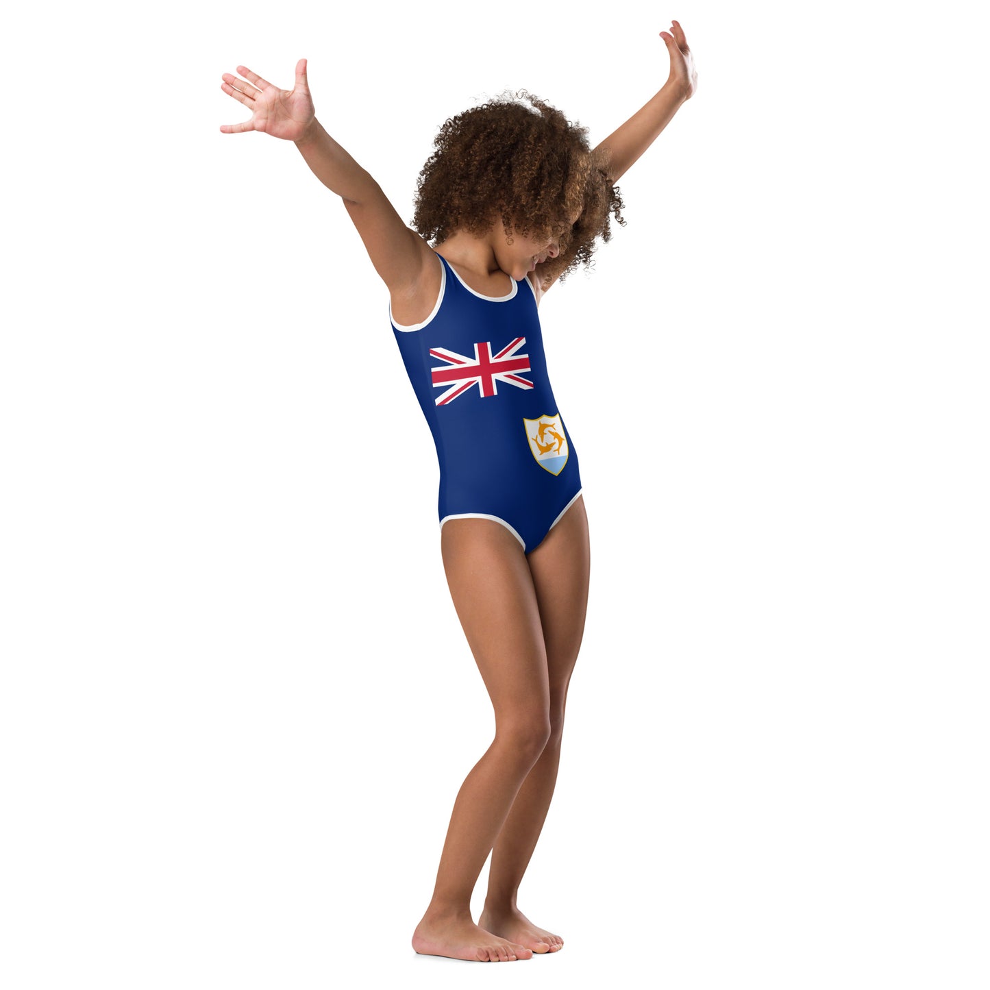 Anguilla One-Piece Swimsuit Girls | Kala Bayo
