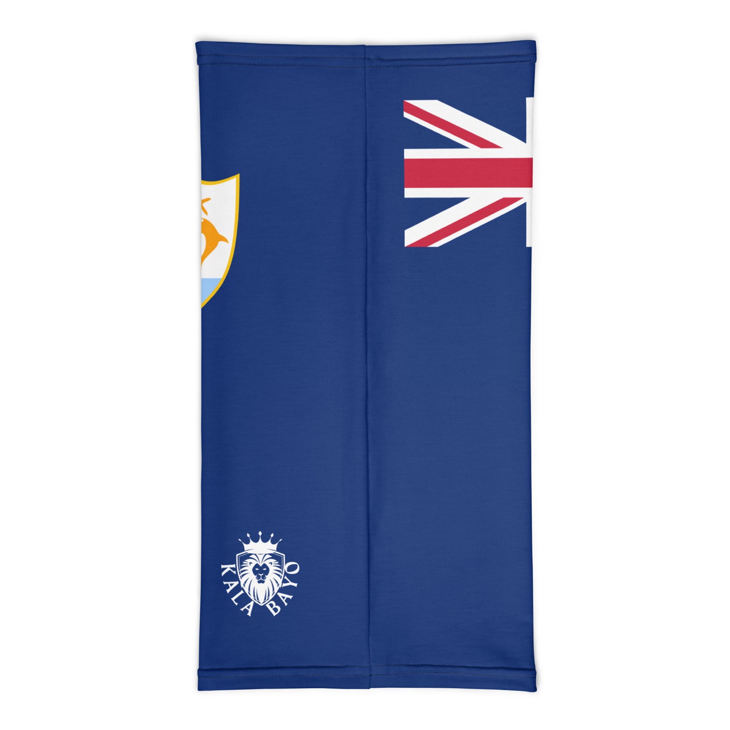 Anguilla Flag Neck Gaiter – Caribbean Multi-Use Face Cover, Head Wrap & Bandana