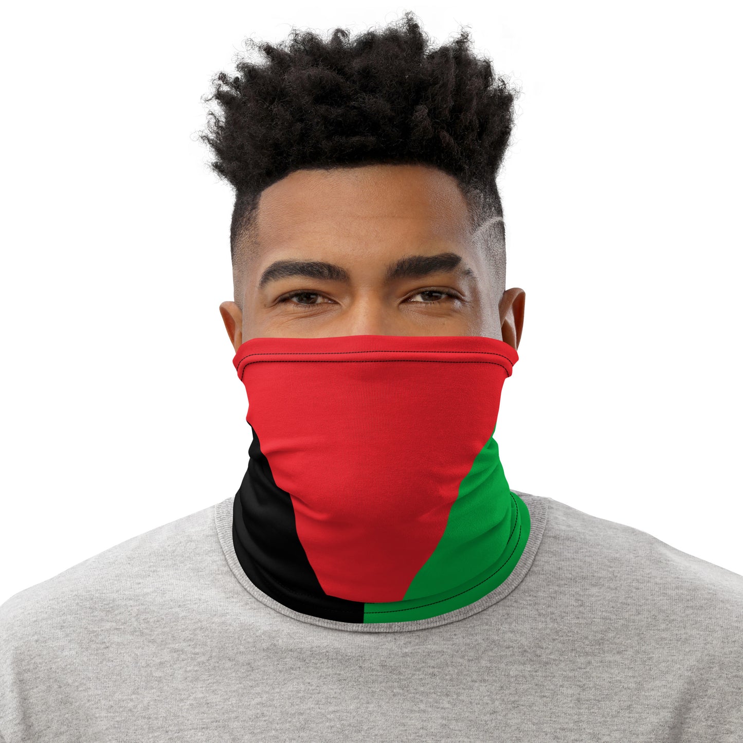 Martinique Flag Neck Gaiter – French Caribbean Multi-Use Face Cover, Head Wrap & Bandana