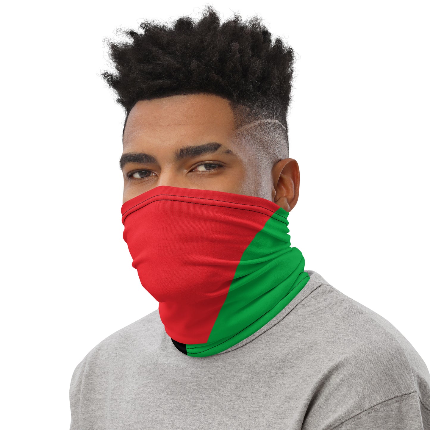 Martinique Flag Neck Gaiter – French Caribbean Multi-Use Face Cover, Head Wrap & Bandana
