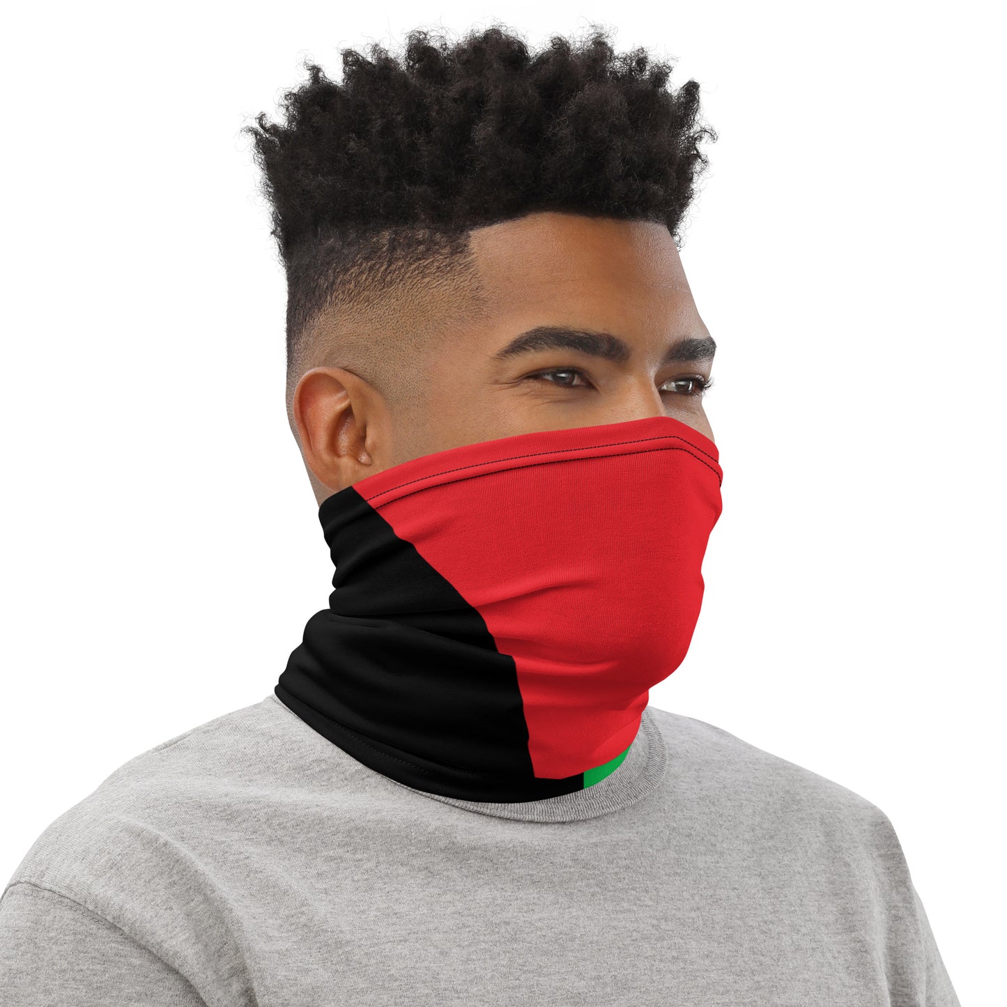 Martinique Flag Neck Gaiter – French Caribbean Multi-Use Face Cover, Head Wrap & Bandana