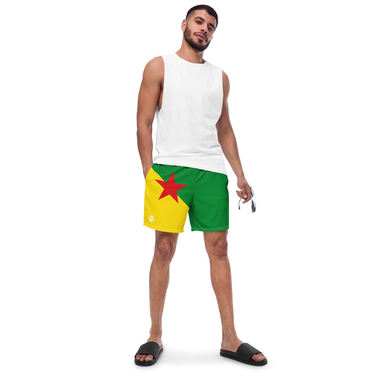 French Guiana Men's Swim Trunks