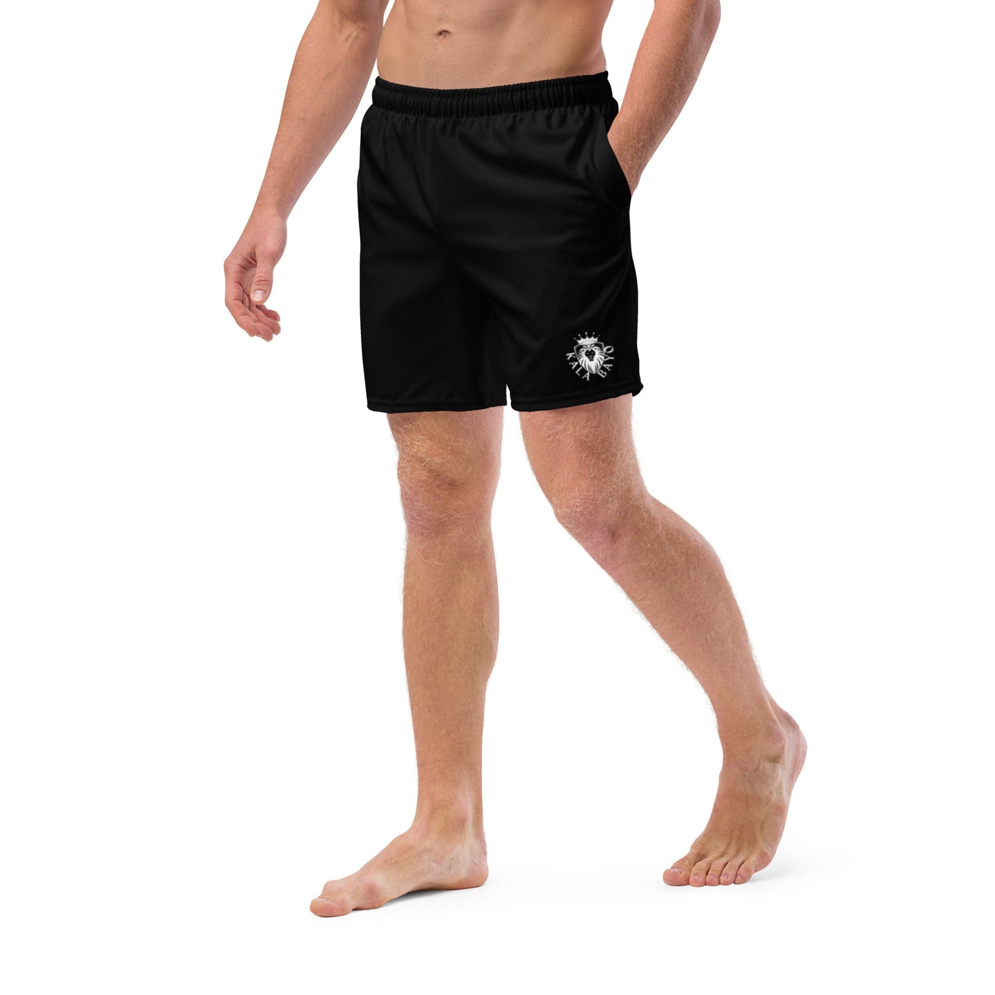 Men's Swim Trunks-Black