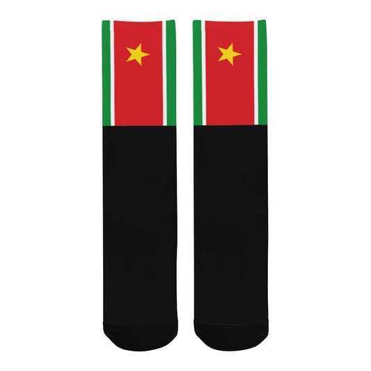 Guadeloupe Red Calf High Socks