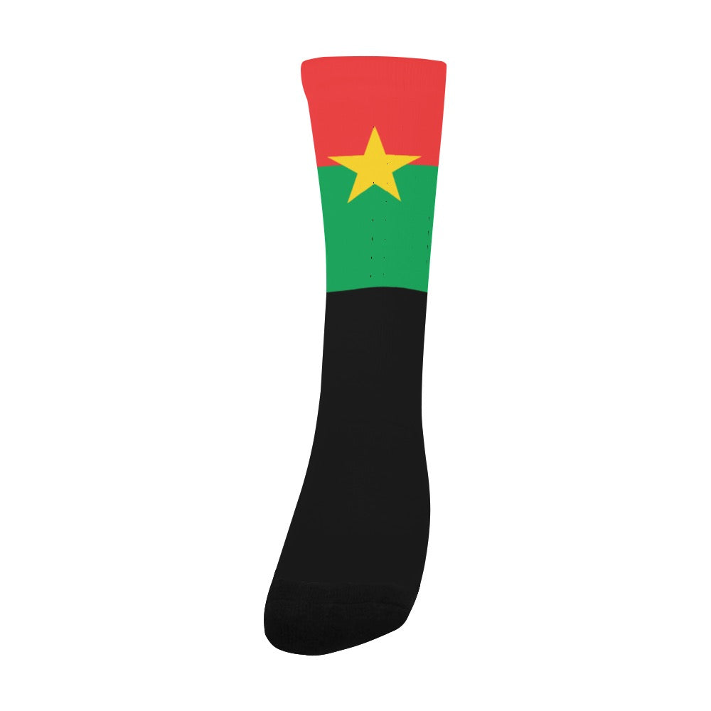 Burkina Faso Calf High Socks