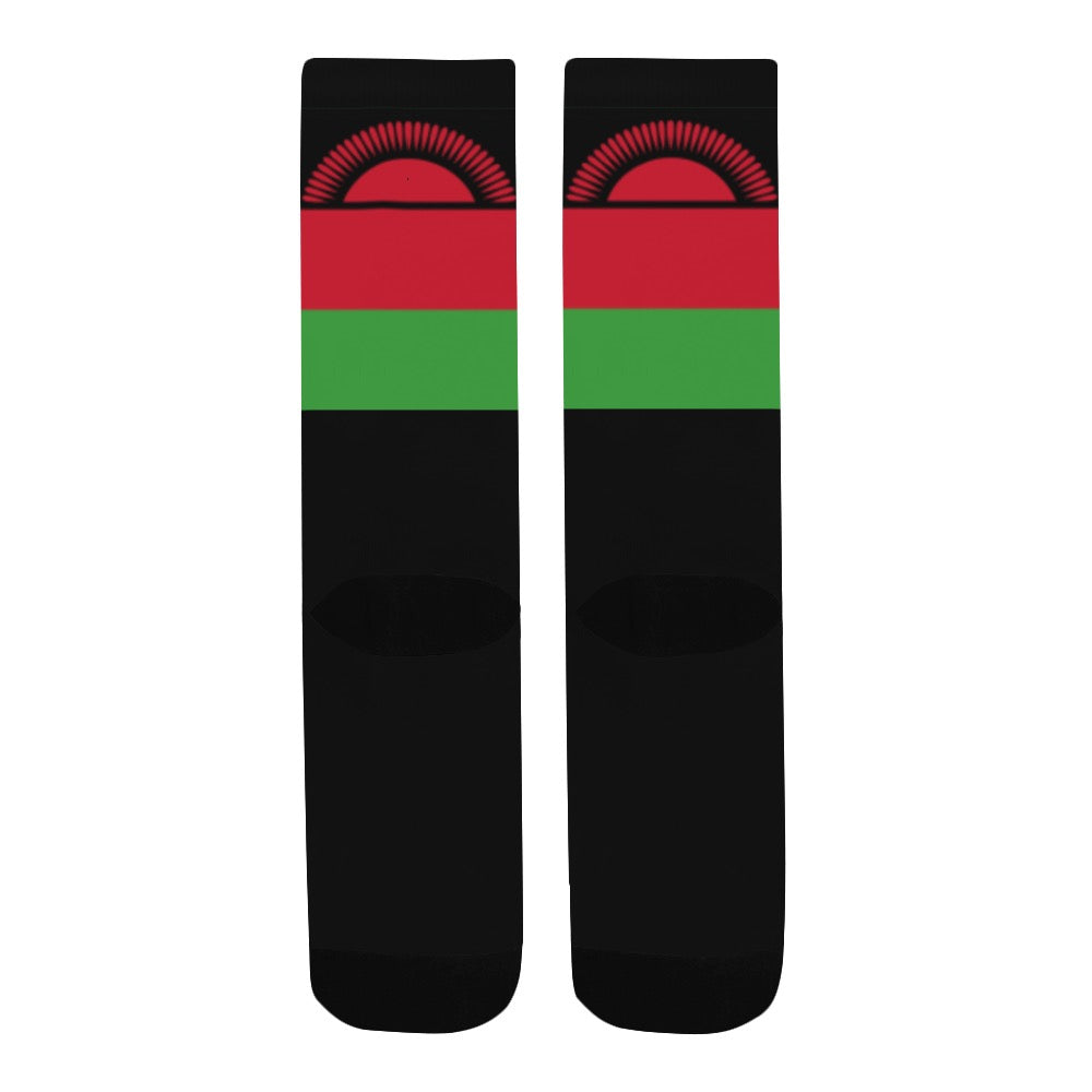 Malawi Calf High Socks