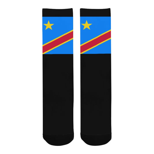 Democratic Republic of the Congo Calf High Socks