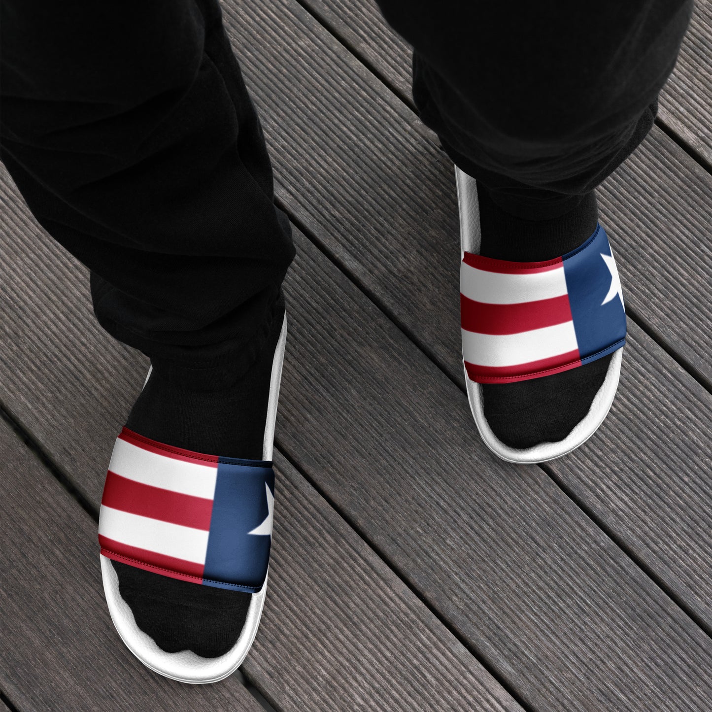 Liberia Men’s slides (white)