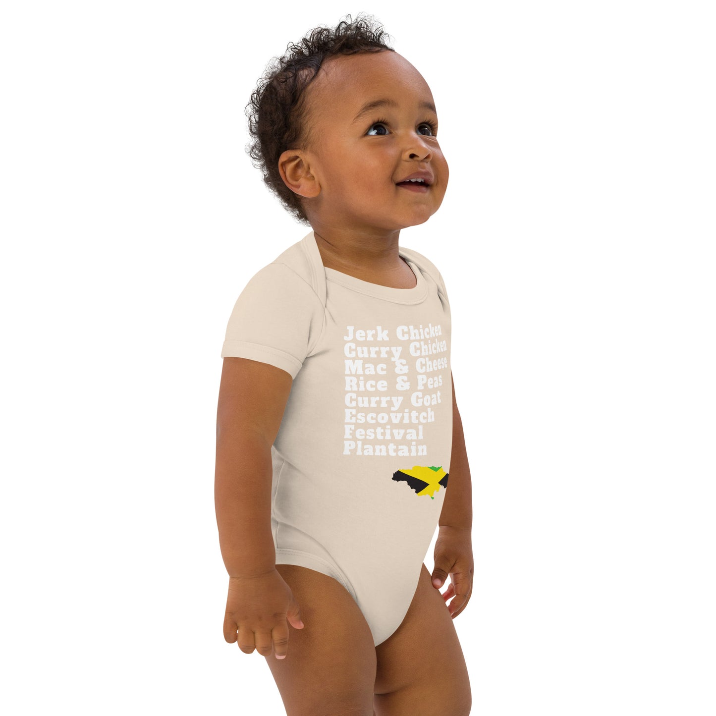 Jamaican Foods Baby Short Sleeve Bodysuit
