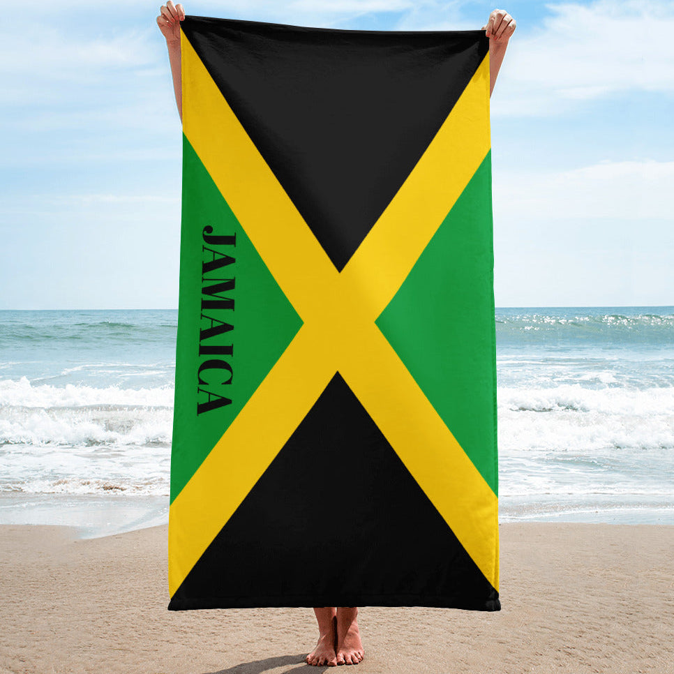 Jamaica flag Towel for pool, beach and vacation