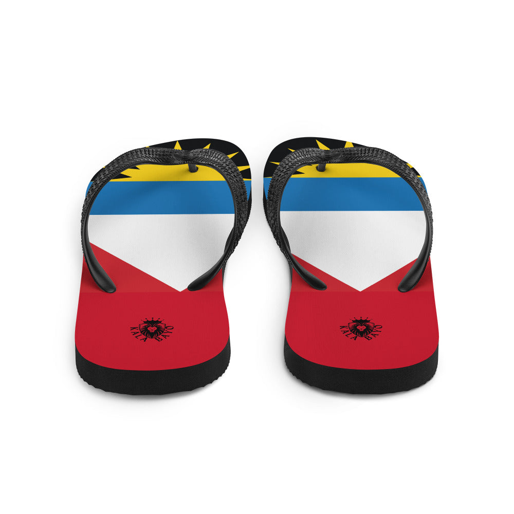 Antigua and Barbuda Unisex Flip-Flops | Kala Bayo