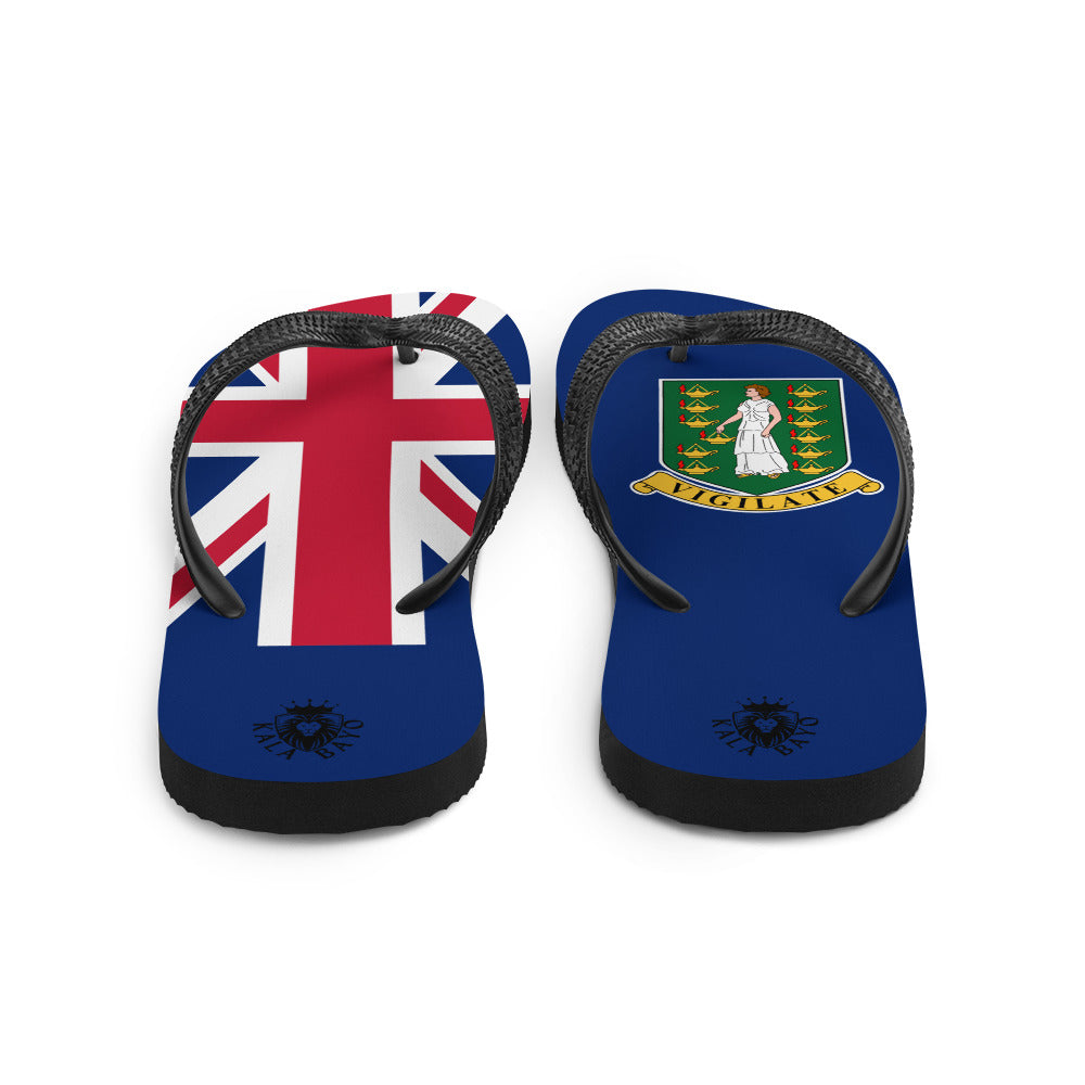 British Virgin Islands Unisex Flip-Flops