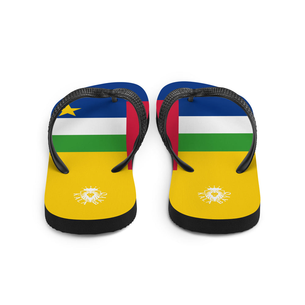 Central African Republic Unisex Flip-Flops