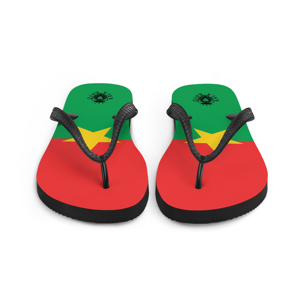 Burkina Faso Unisex Flip-Flops