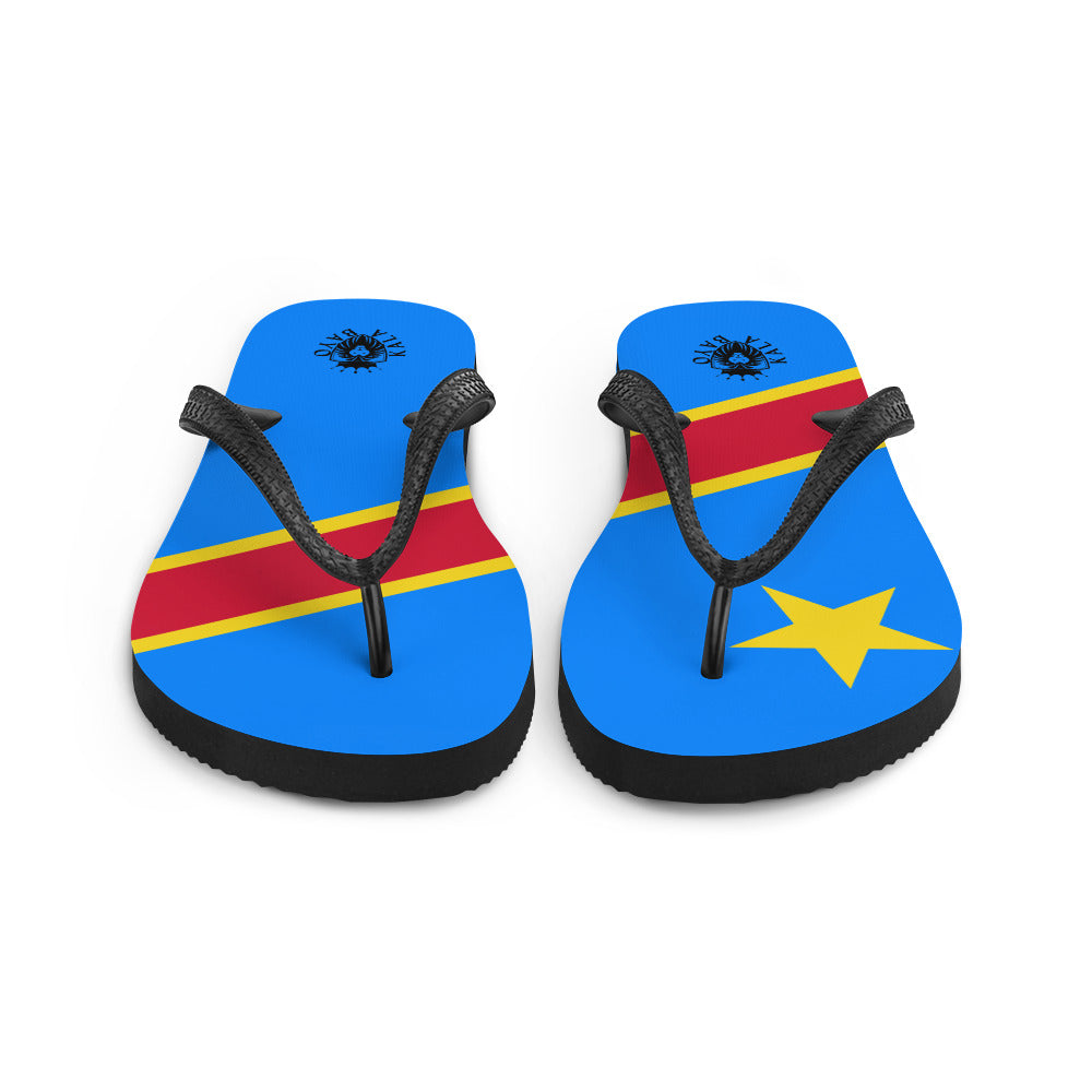 Democratic Republic of the Congo Unisex Flip-Flops