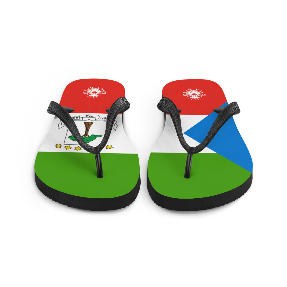 Equatorial Guinea Unisex Flip-Flops