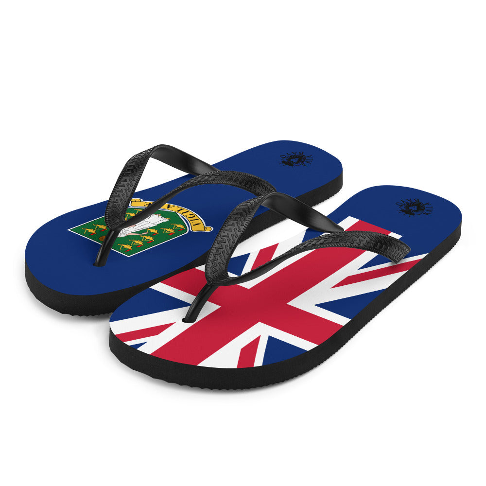 British Virgin Islands Unisex Flip-Flops