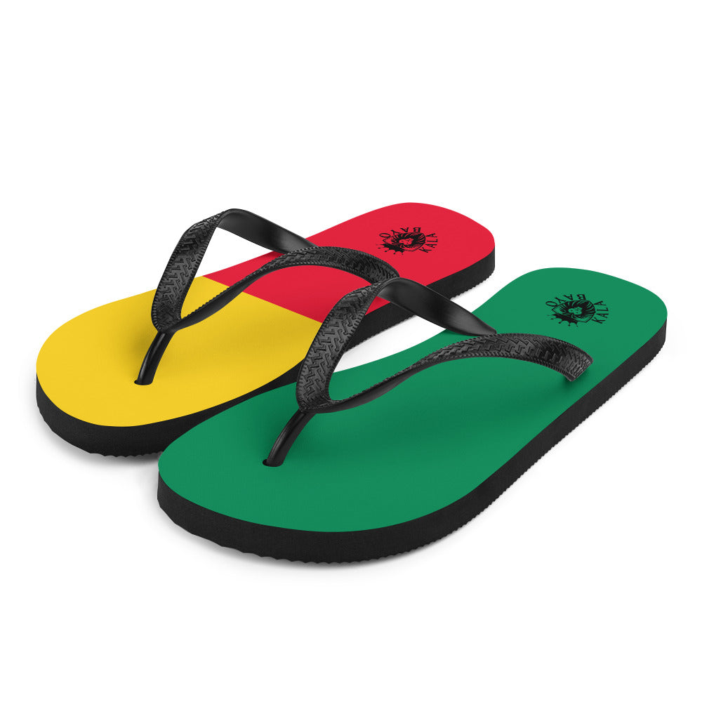 Benin Unisex Flip-Flops
