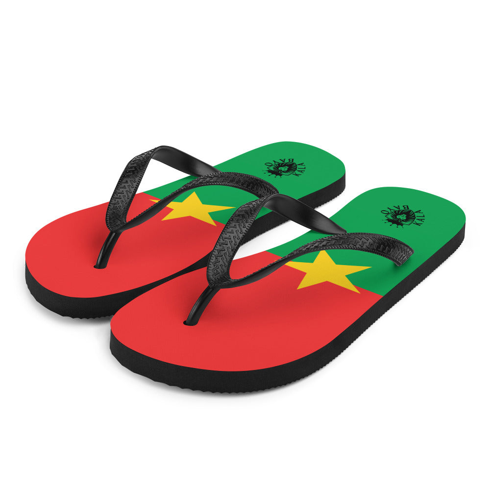 Burkina Faso Unisex Flip-Flops