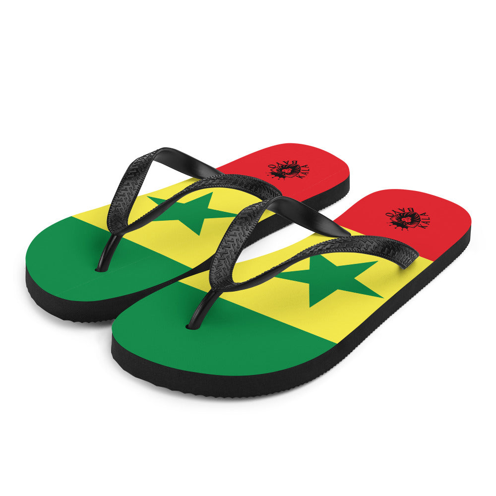 Senegal Unisex Flip-Flops