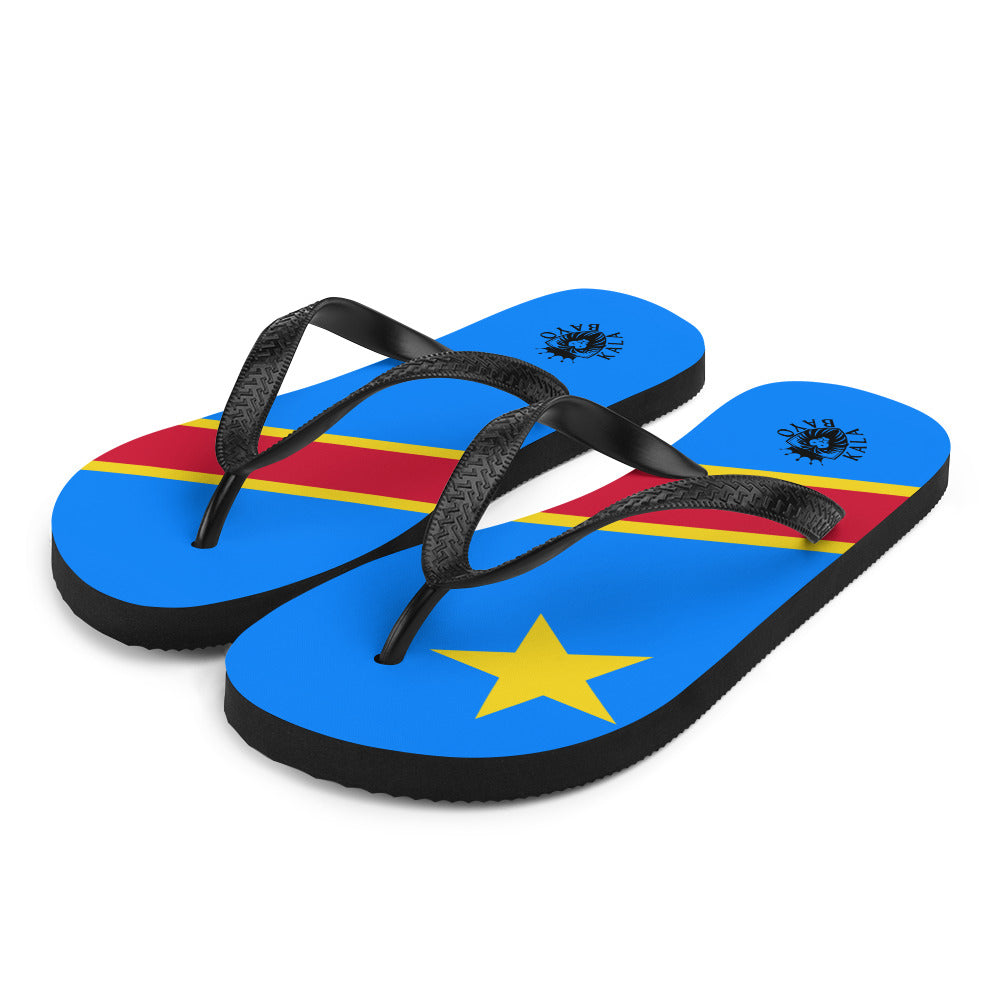 Democratic Republic of the Congo Unisex Flip-Flops