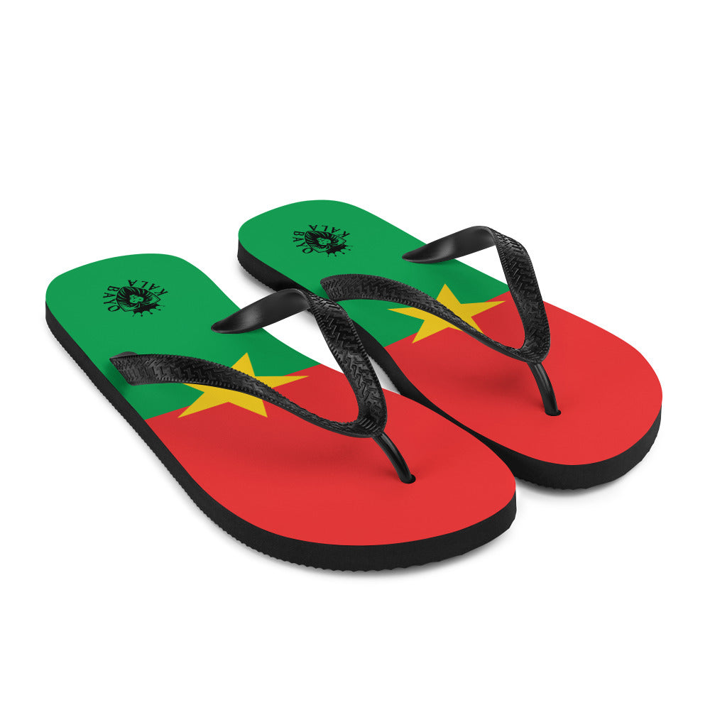 Burkina Faso Unisex Flip-Flops