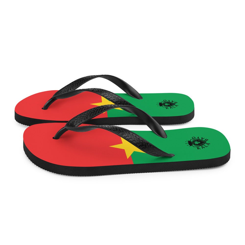 Burkina Faso Unisex Flip-Flops