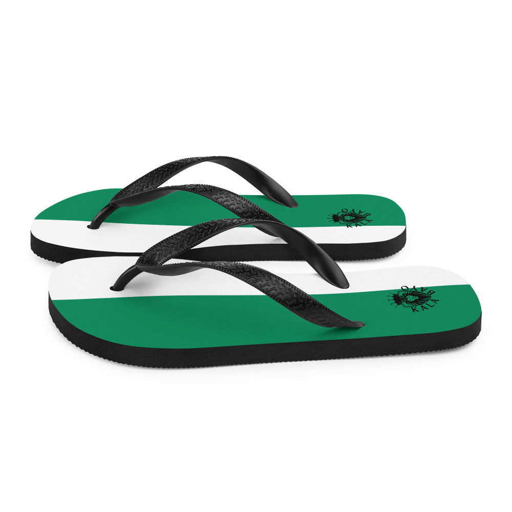 Nigeria Unisex Flip-Flops