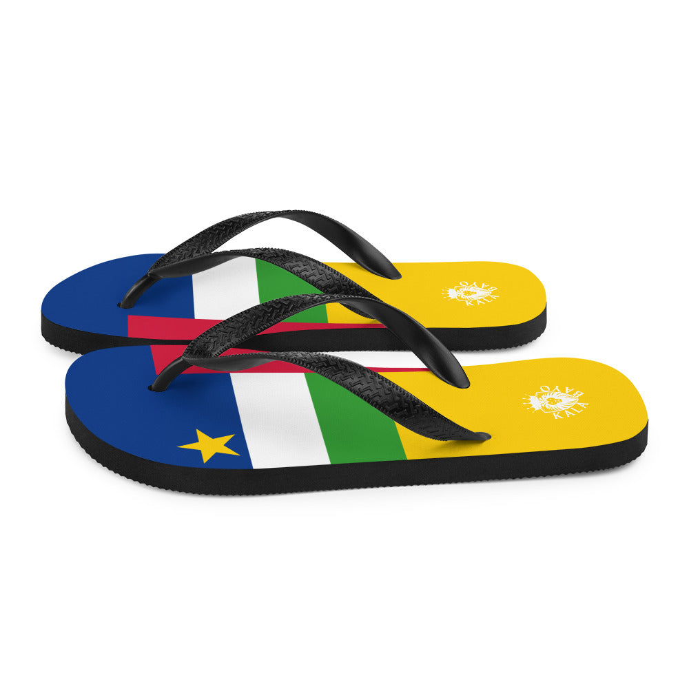 Central African Republic Unisex Flip-Flops