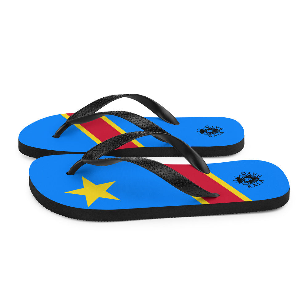 Democratic Republic of the Congo Unisex Flip-Flops