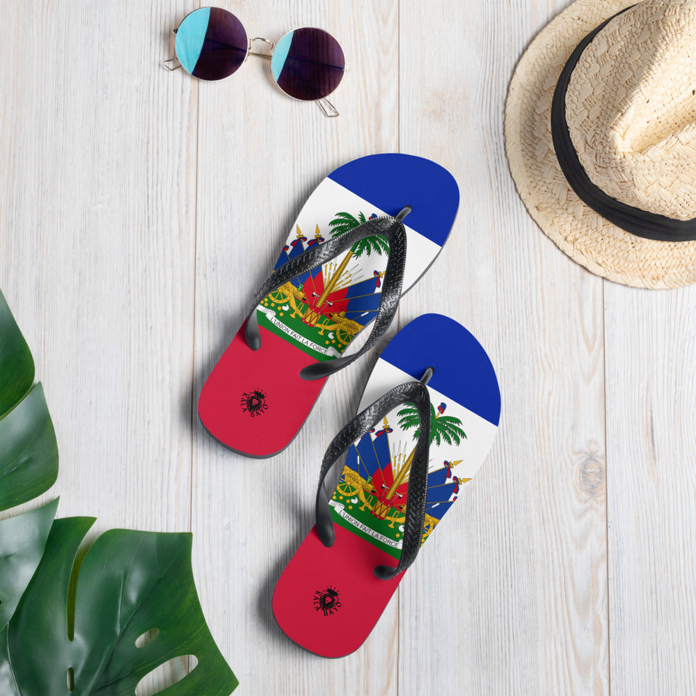 Haiti Unisex Flip-Flops