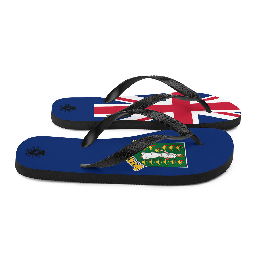 British Virgin Islands Unisex Flip-Flops