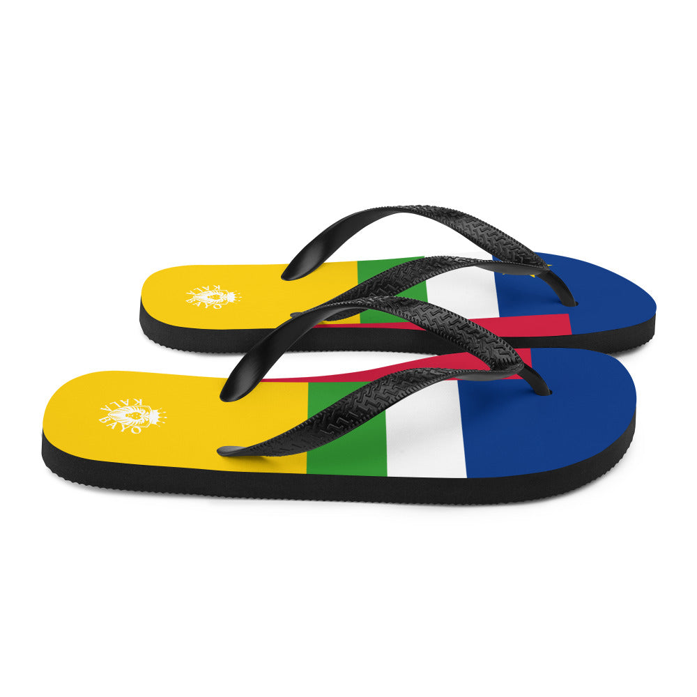 Central African Republic Unisex Flip-Flops